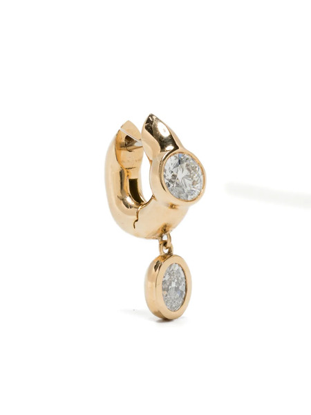  Uniform Object 18kt Yellow Gold Tusk Hoop Earrings 