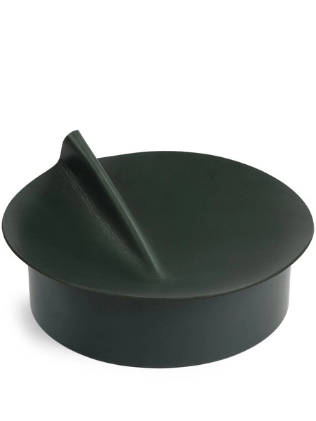  Uniqka Large Rotonda Circular Trinket Box (15cm X 32cm) - Green 