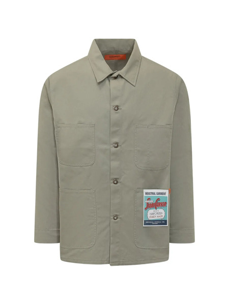  Universal Overall Patch-detail Shirt Jacket - Green 