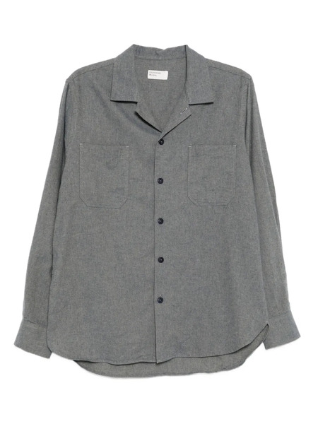  Universal Works Brushed Flannel Shirt - Blue 