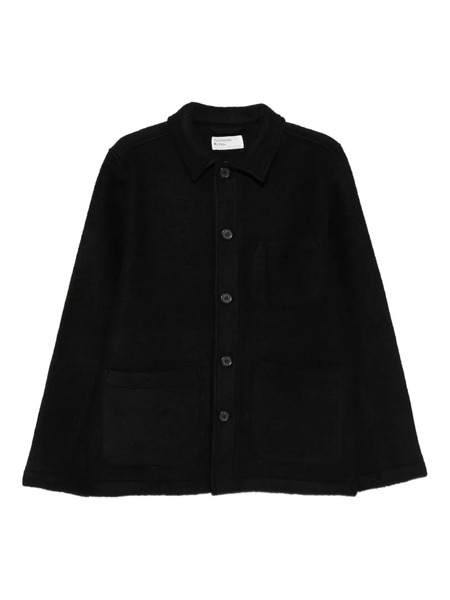  Universal Works Button-front Patch-pocket Jacket - Black 