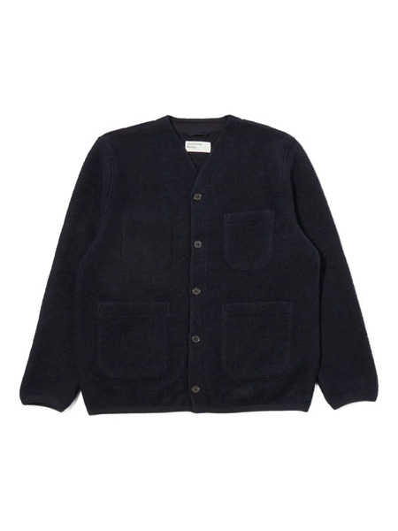  Universal Works Buttoned Cardigan - Blue 