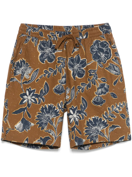  Universal Works Floral-print Shorts - Brown 