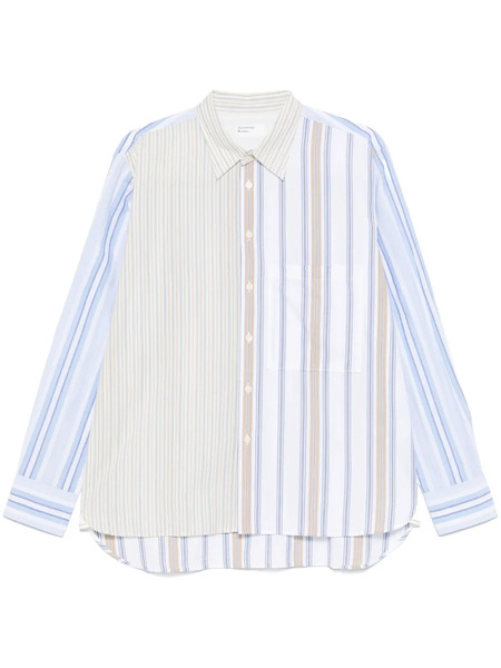  Universal Works Mixed-stripes Shirt - Blue 