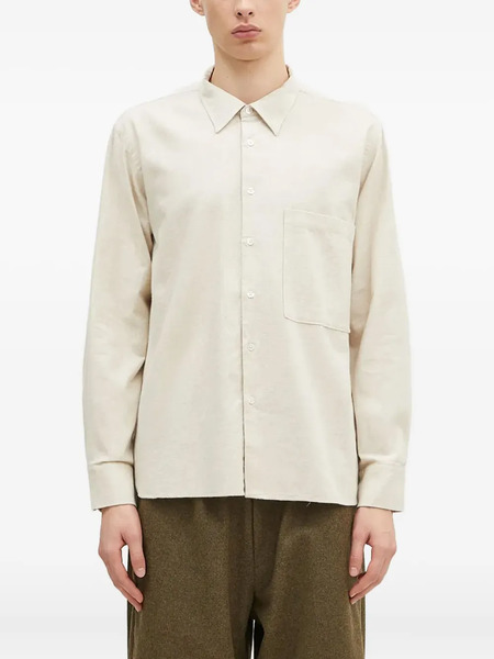  Universal Works Patch-pocket Button-down Shirt - Neutrals 
