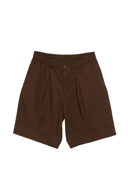  Universal Works Pleated Elasticated Shorts - Brown 