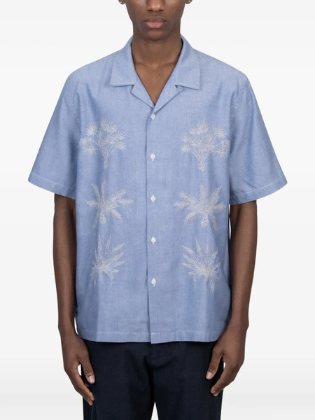  Universal Works Road Trip Shirt - Blue 