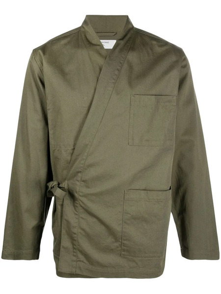  Universal Works Side-tie Fastening Jacket - Green 