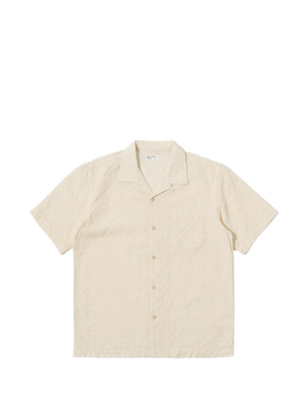  Universal Works Textured Short-sleeve Shirt - Neutrals 