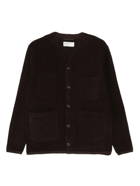  Universal Works Wool Patch-pocket Cardigan - Brown 