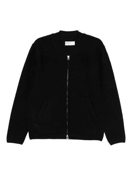  Universal Works Zip Bomber Jacket - Black 