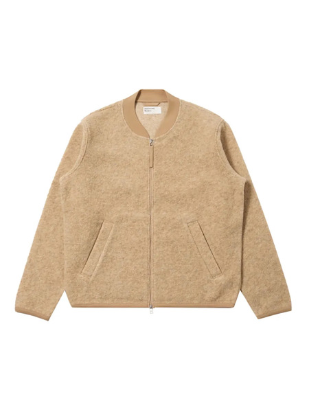  Universal Works Zip-up Bomber Jacket - Neutrals 