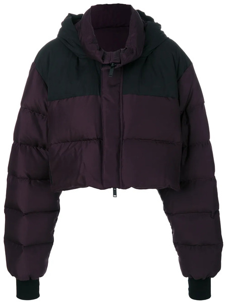  Unravel Project Padded Cropped Jacket - Pink 