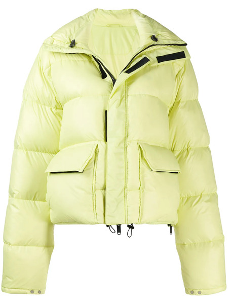  Unravel Project Regular Puffer Jacket - Green 