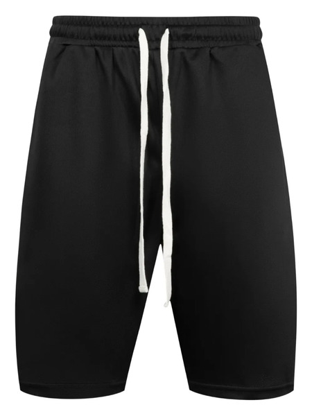  Untitled Artworks Drawstring Drop-crotch Shorts - Black 