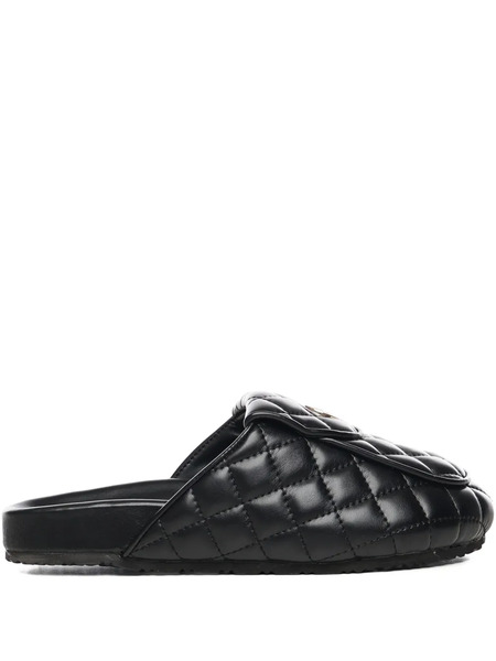  V°73 Keira Quilted Mules - Black 