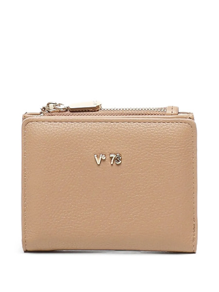  V°73 Lettering Zip Wallet - Neutrals 