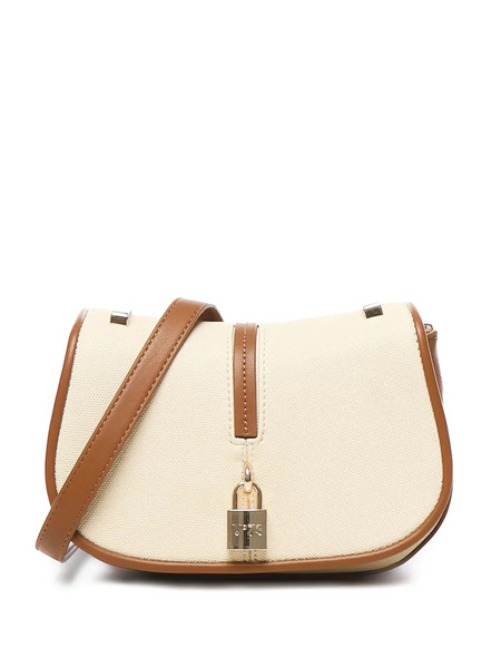  V°73 Logo-engraved Satchel Bag - Neutrals 