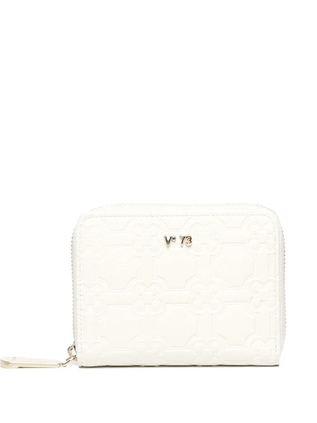  V°73 Logo-lettering Wallet - White 