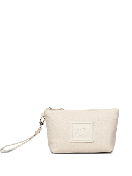  V°73 Logo Zip-top Pouch - Neutrals 