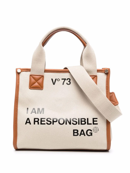  V°73 Responsability Tote Bag - Neutrals 
