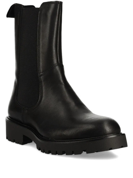  Vagabond Elastic-panel Leather Boots - Black 