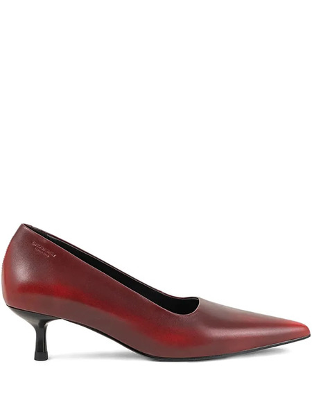  Vagabond Lykke Pointed-toe Kitten-heel Pumps - Red 