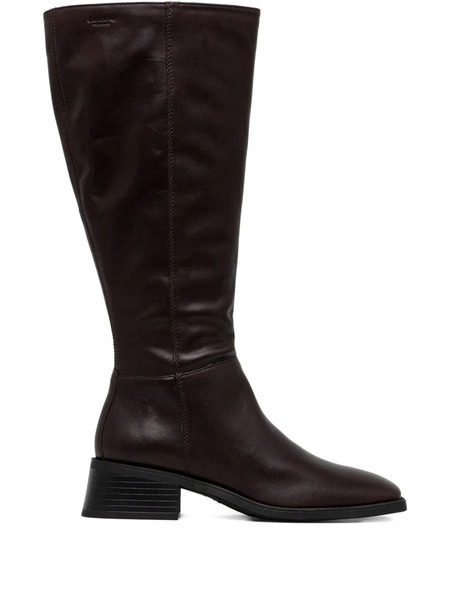  Vagabond Square-toe Knee-high Boots - Brown 
