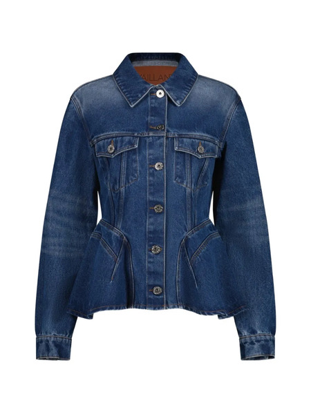  Vaillant Studio Peplum Jacket - Blue 