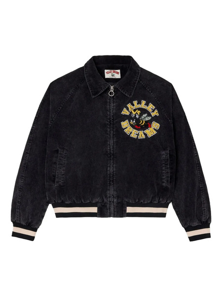  Vale Forever Angry Bee Embroidered Jacket - Black 