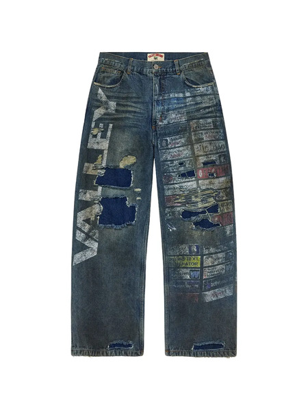  Vale Forever Distressed Jeans - Blue 