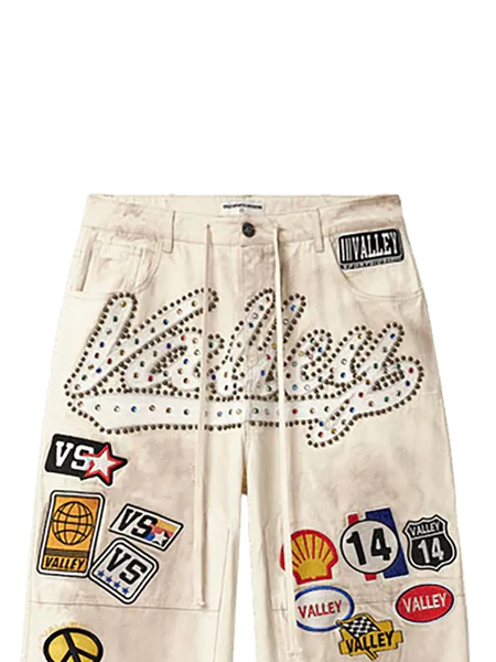  Vale 1980s Painters Shorts - Neutrals 