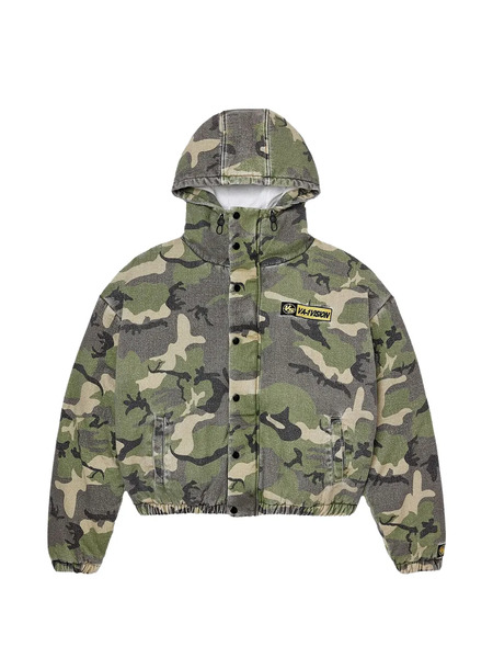  Vale Va-1 Camouflage Puffer Jacket - Green 
