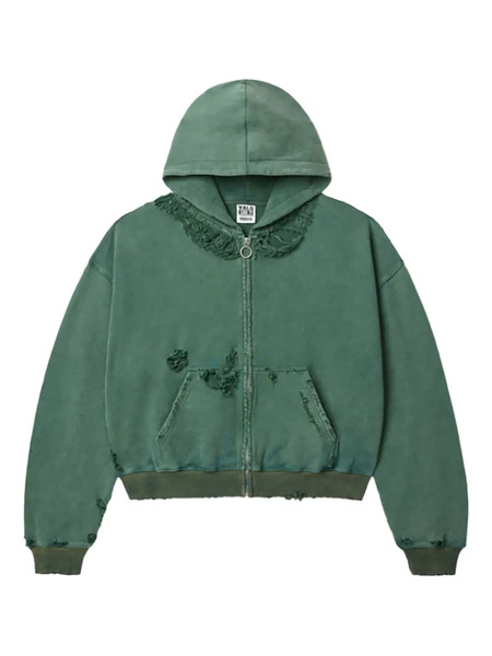  Vale Zip-closure Hoodie - Green 
