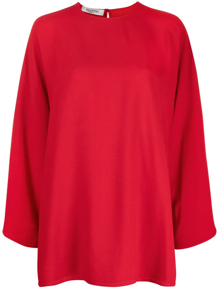  Valentino Garavani Cady Evolution Top - Red 