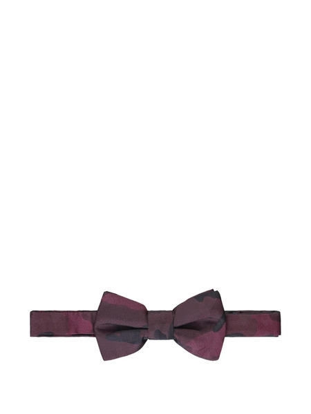  Valentino Garavani Camouflage Bow Tie - Red 
