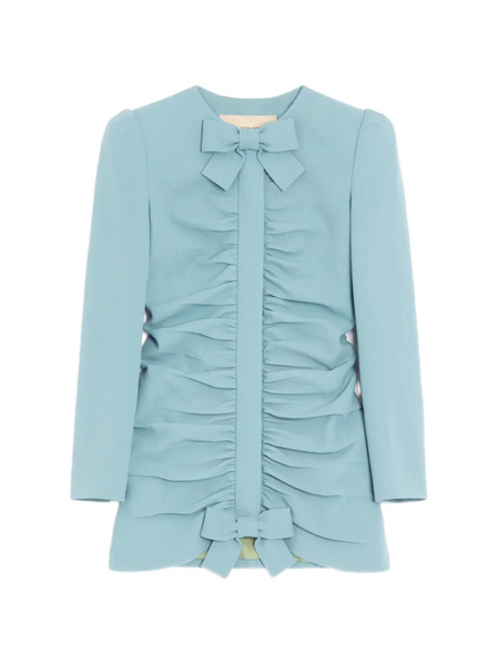  Valentino Garavani Crispy Light Wool Jacket - Blue 