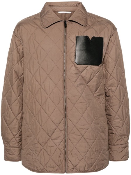  Valentino Garavani Diamond-quilted Jacket - Neutrals 