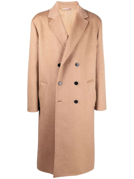  Valentino Garavani Double-breasted Wool Coat - Neutrals 