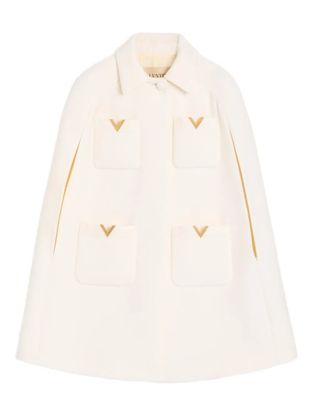  Valentino Garavani Drill Double Cape - Neutrals 