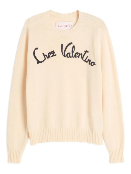  Valentino Garavani Embroidered Sweater - Neutrals 