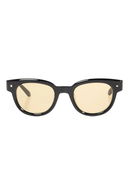  Valentino Garavani Eyewear Geometric-frame Sunglasses - Black 