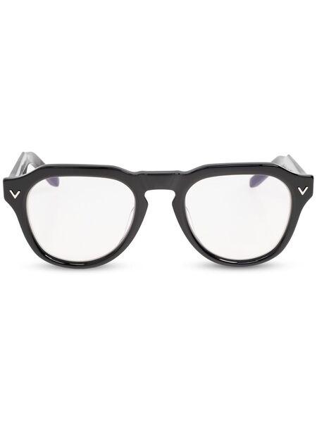  Valentino Garavani Eyewear Round-frame Glasses - Black 