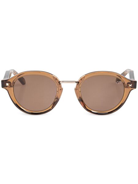  Valentino Garavani Eyewear Round-frame Sunglasses - Brown 