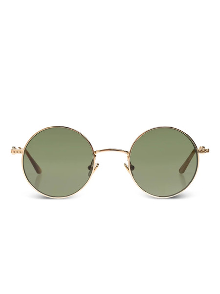  Valentino Garavani Eyewear Round-frame Sunglasses - Gold 