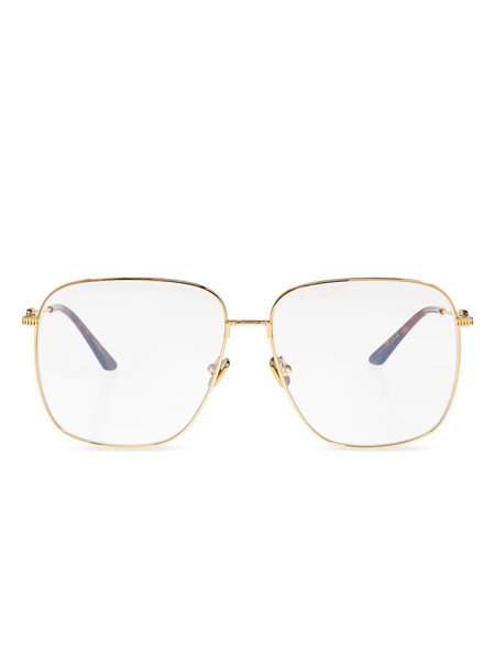  Valentino Garavani Eyewear Vlogo Signature Glasses - Gold 