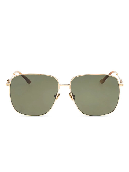  Valentino Garavani Eyewear Vlogo Signature Sunglasses - Gold 