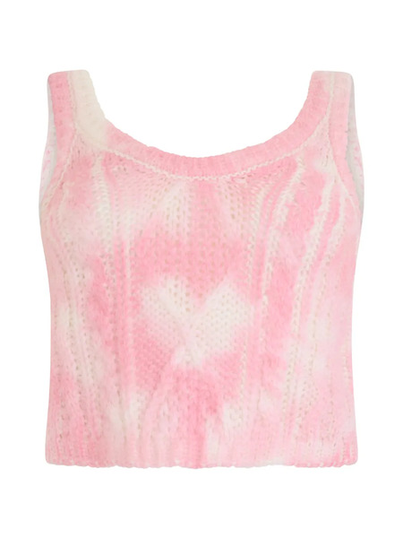  Valentino Garavani Patterned Tank Top - Pink 