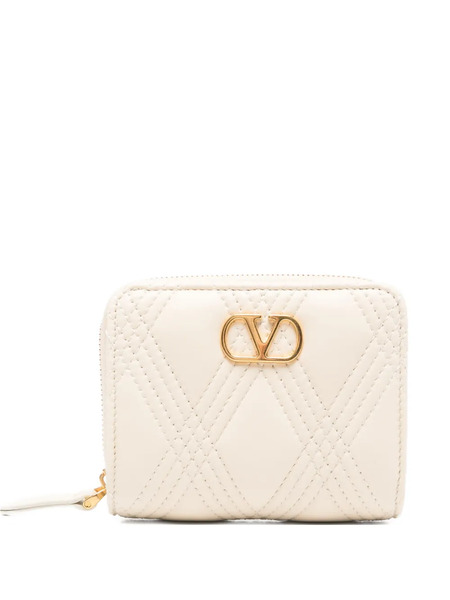  Valentino Garavani Quilite 67 Wallet - Neutrals 