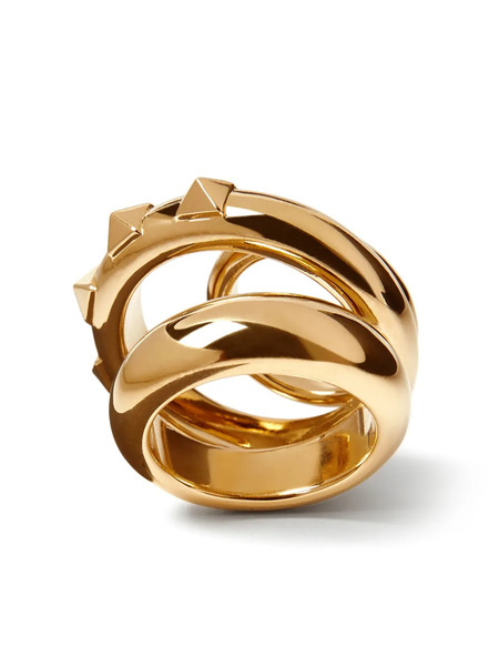  Valentino Garavani Rockstud Ring - Gold 